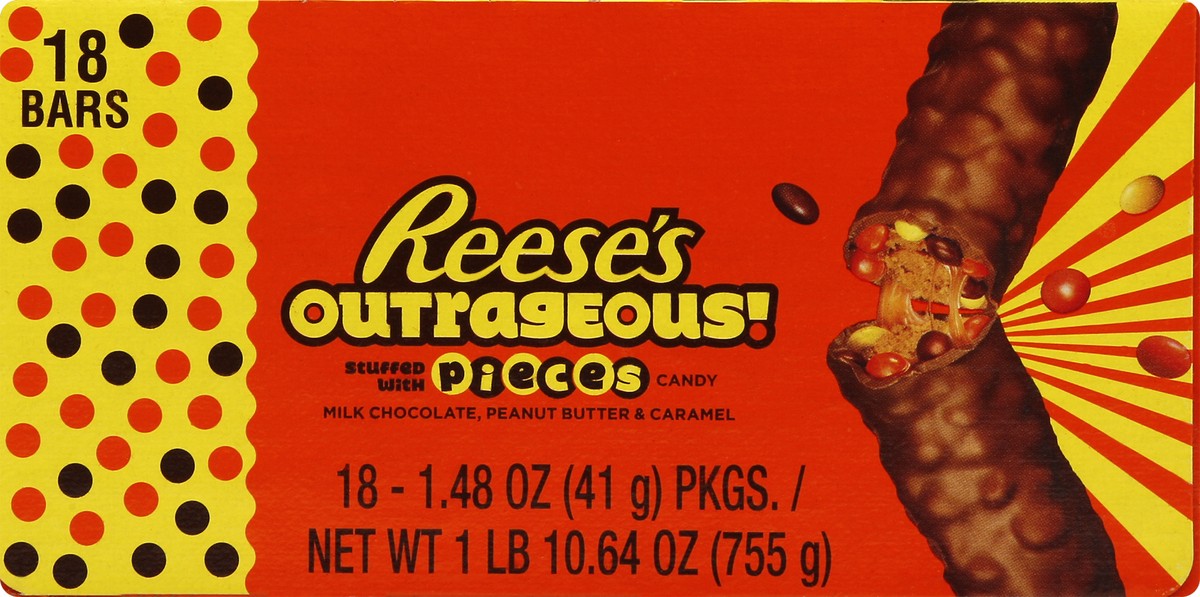 slide 5 of 6, Reese's Candy Bars, Milk Chocolate, Peanut Butter & Caramel, 16 ct