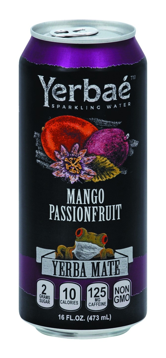 slide 1 of 1, Yerbaé Mango Passionfruit Yerba Mate Sparkling Water, 16 fl oz