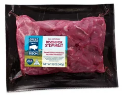 Great Range Premium Bison Stew Meat