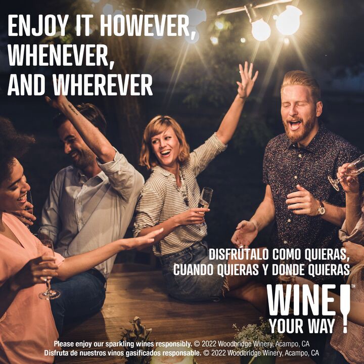 slide 3 of 5, Woodbridge by Robert Mondavi Sparkling Infusions Black Raspberry Sparkling Wine, 750 mL Bottle, 25.36 fl oz