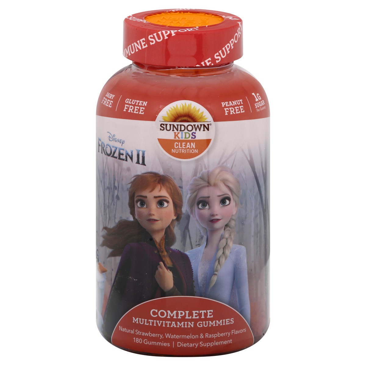 slide 1 of 9, Sundown Naturals Kids Frozen Complete Multivitamin Gummies, 180 ct