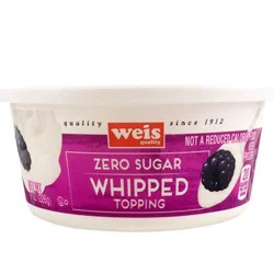Weis Quality Sugar Free Whipped Topping