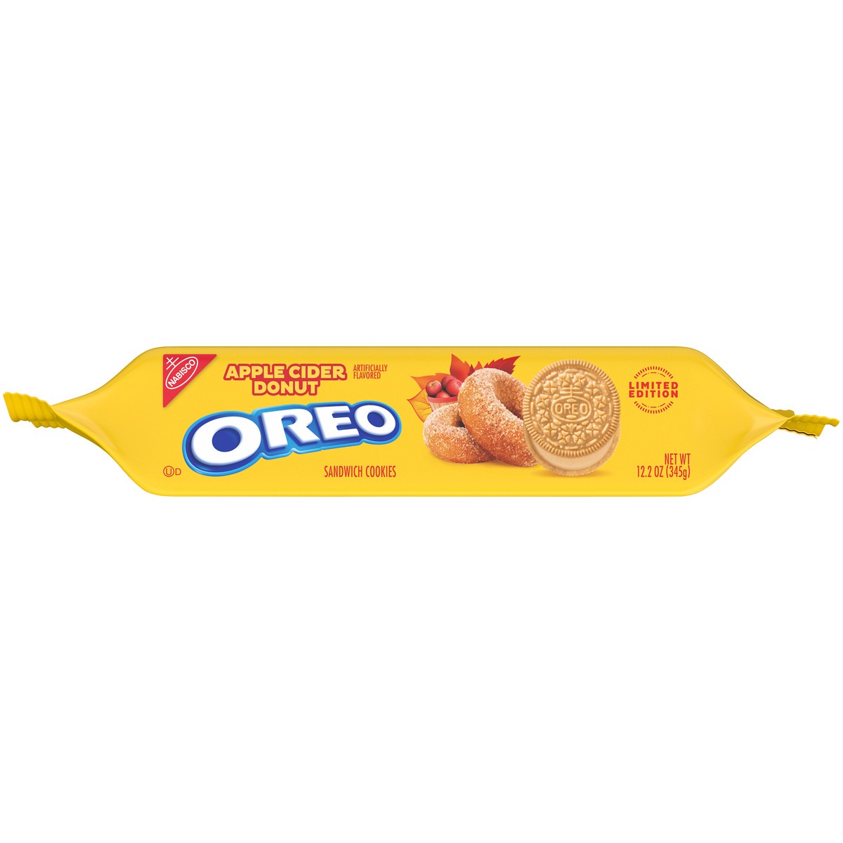 slide 14 of 14, OREO Apple Cider Donut Sandwich Cookies, Limited Edition, 12.2 oz, 12.2 oz