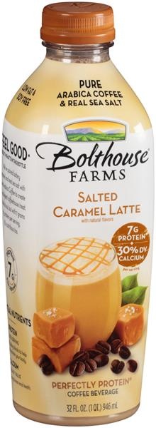 slide 1 of 1, Bolthouse Farms Perfectly Protein Salted Caramel Latte Coffee Beverage, 32 oz