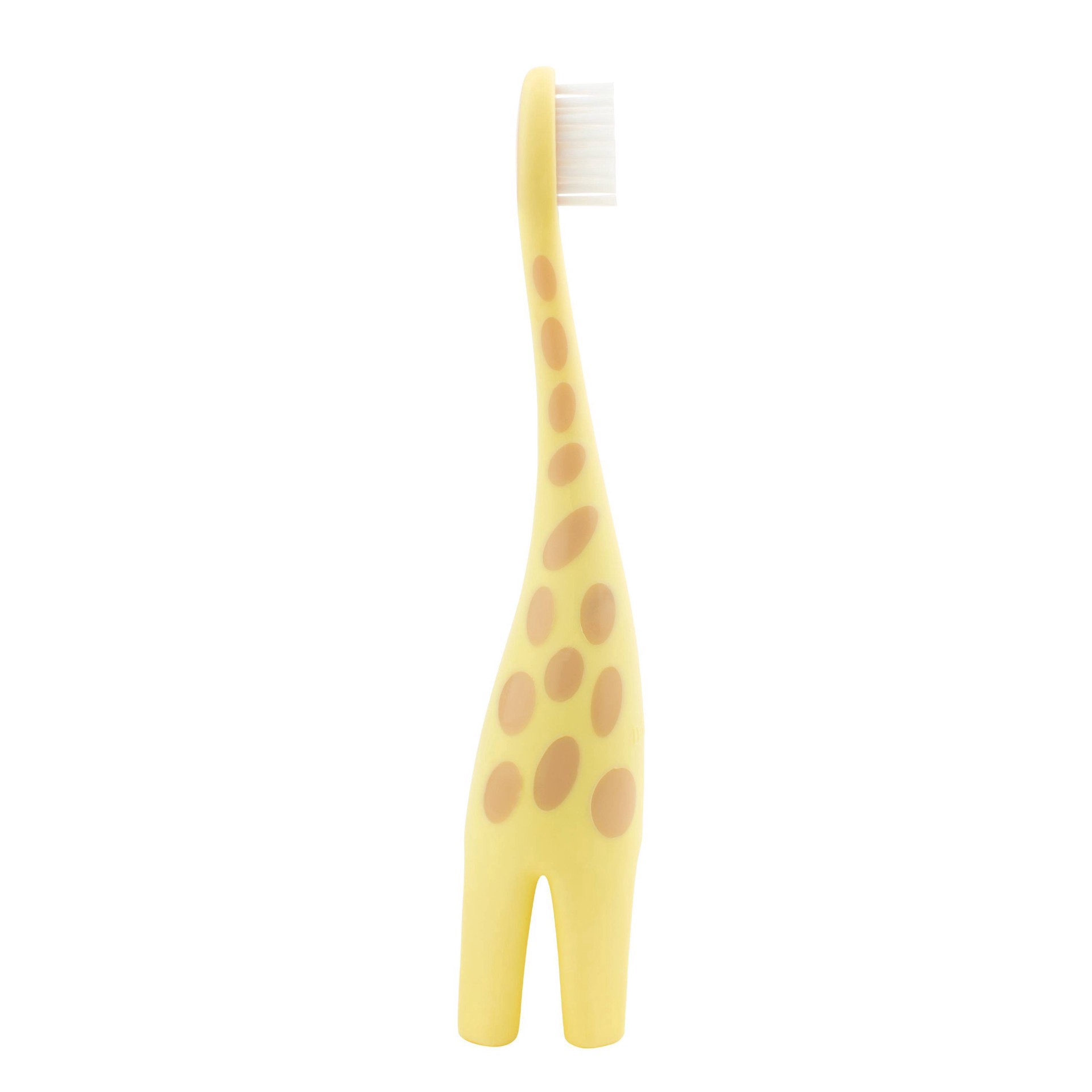 slide 4 of 11, Dr. Brown's Infant-to-Toddler Toothbrush, Giraffe & Strawberry Toothpaste Set, 1 ct