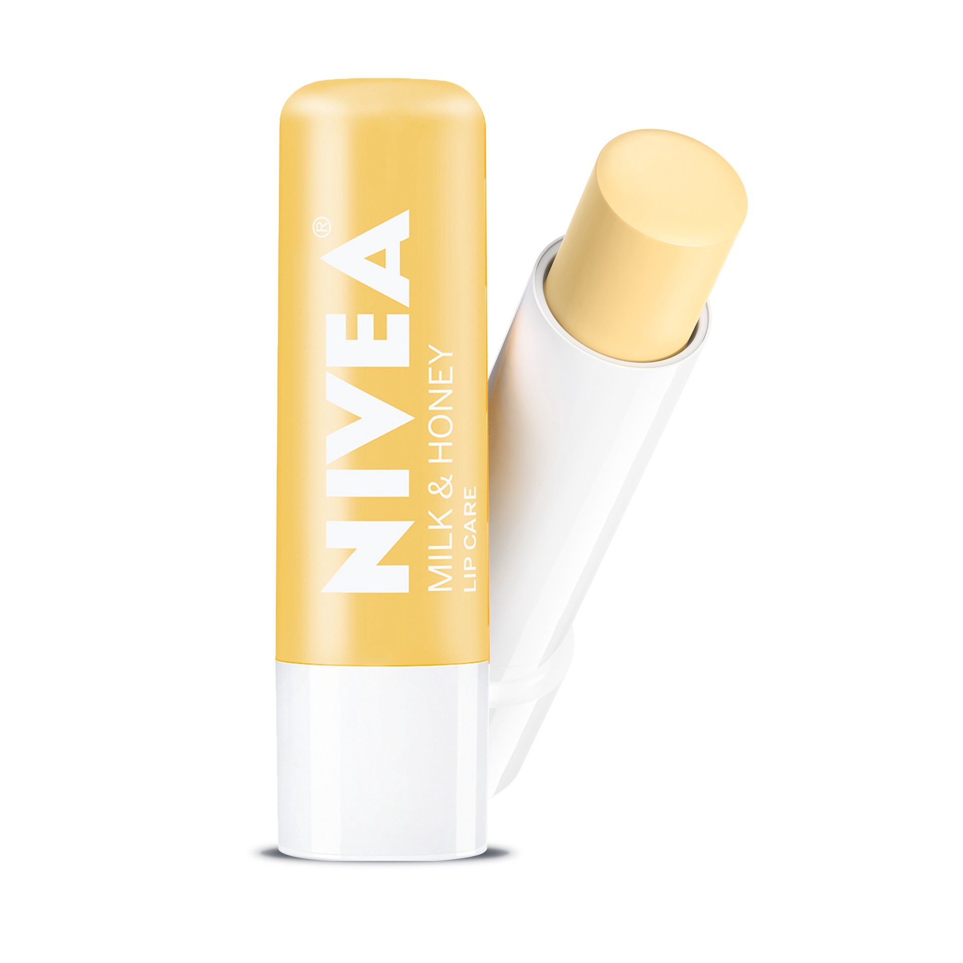 slide 1 of 5, Nivea Milk and Honey Lip Care, Lip Balm Stick, 0.17 Oz, 0.17 oz