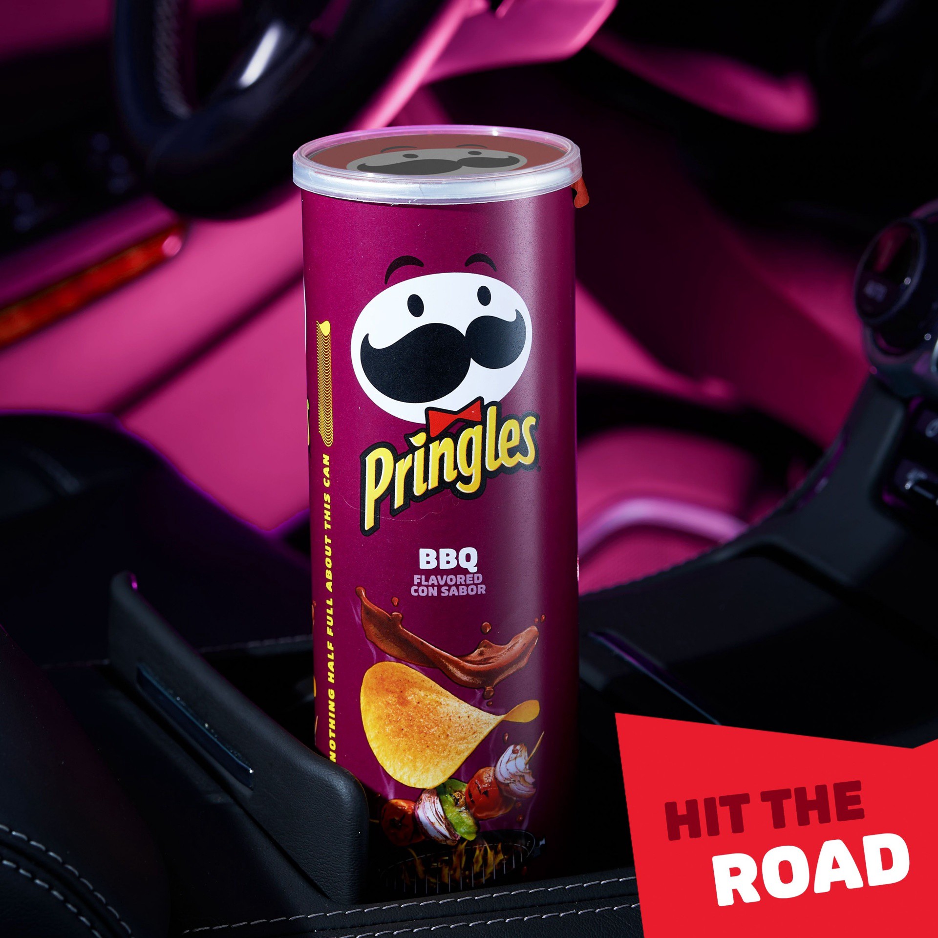 slide 2 of 7, Pringles Potato Crisps Chips, Lunch Snacks, Snacks On The Go, BBQ, 5.5 oz