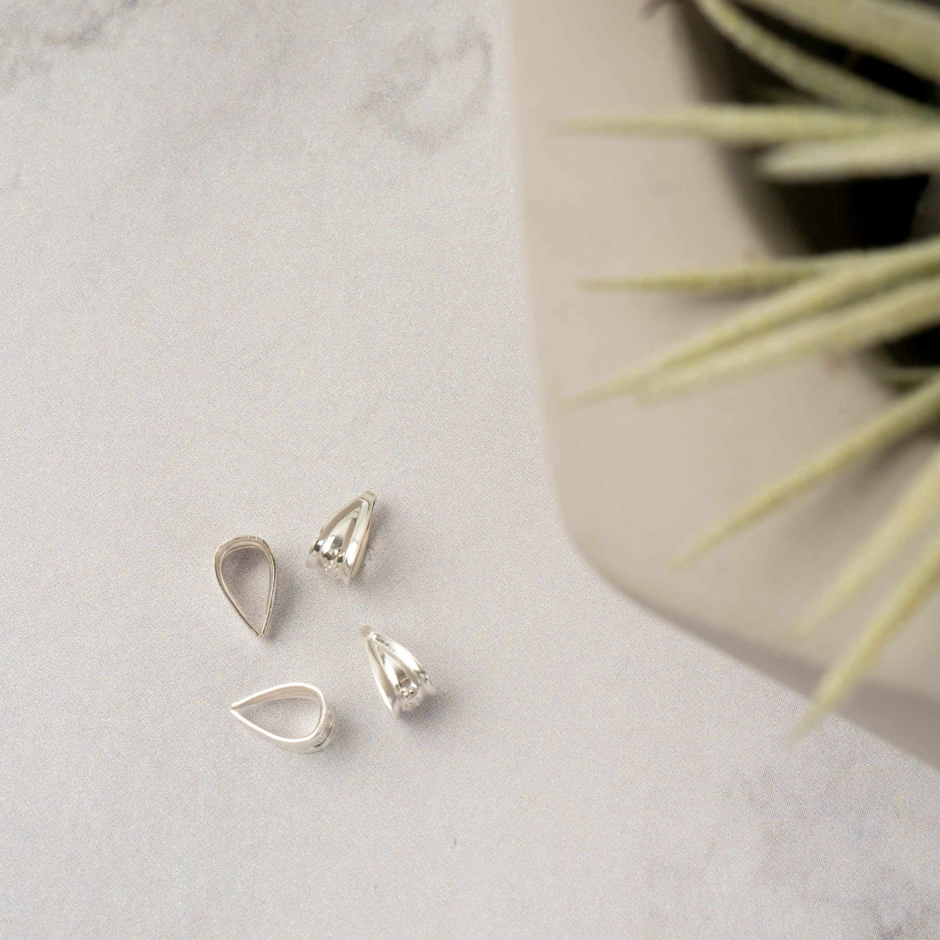 slide 2 of 3, Sterling Silver Small Bails, 4ct. By Bead Landing, 4 ct