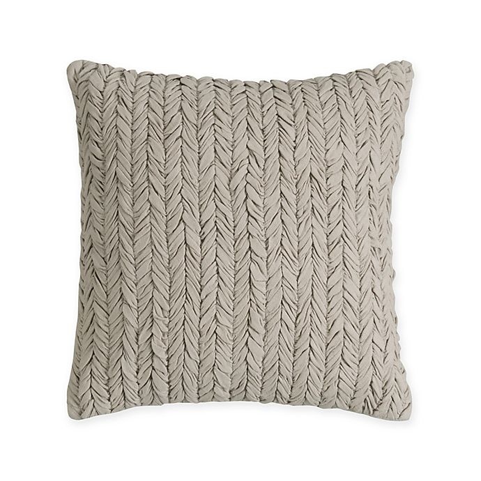 slide 1 of 1, Bridge Street Sonnet Square Throw Pillow - Beige, 14 in