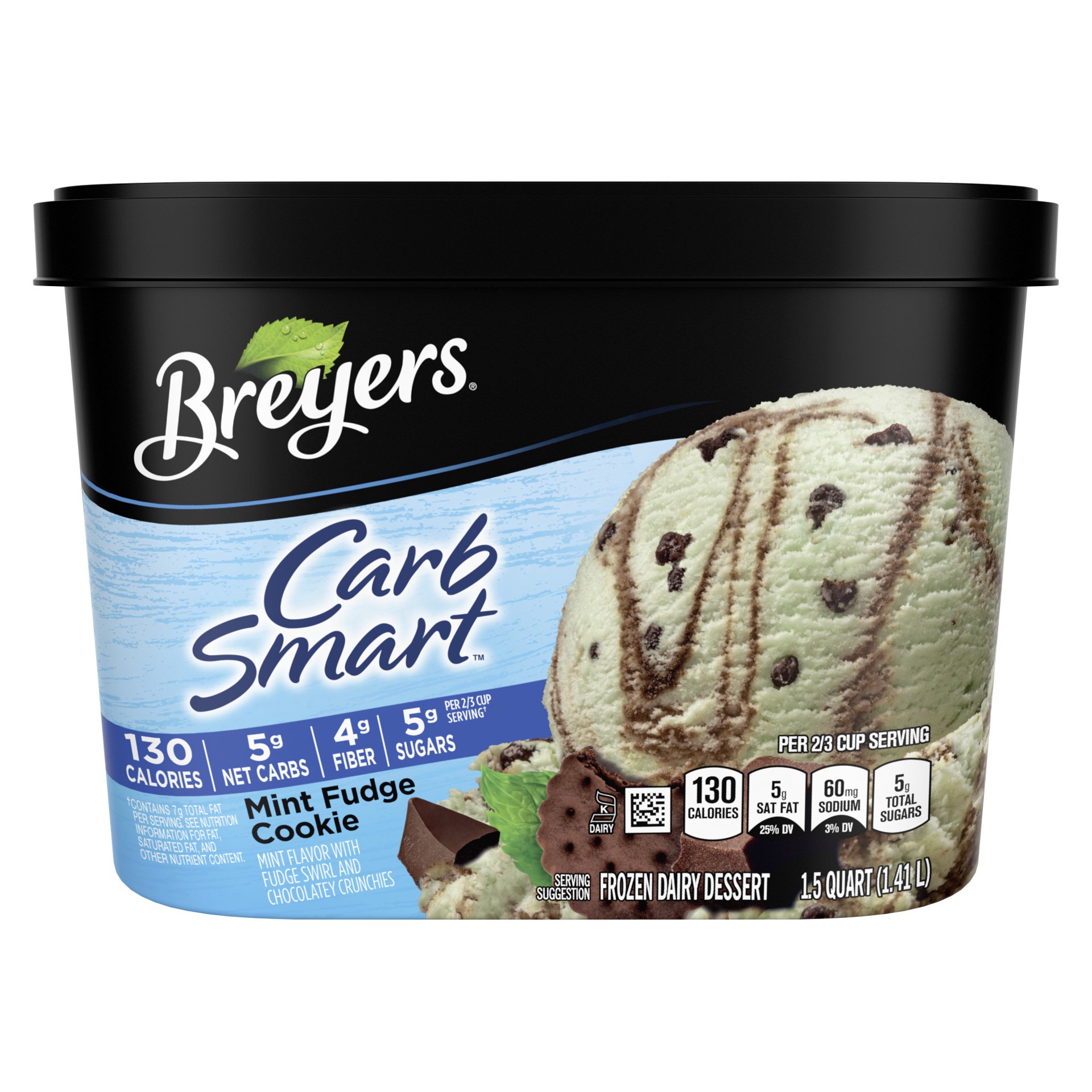 slide 2 of 3, Breyers Carb Smart, 48 oz