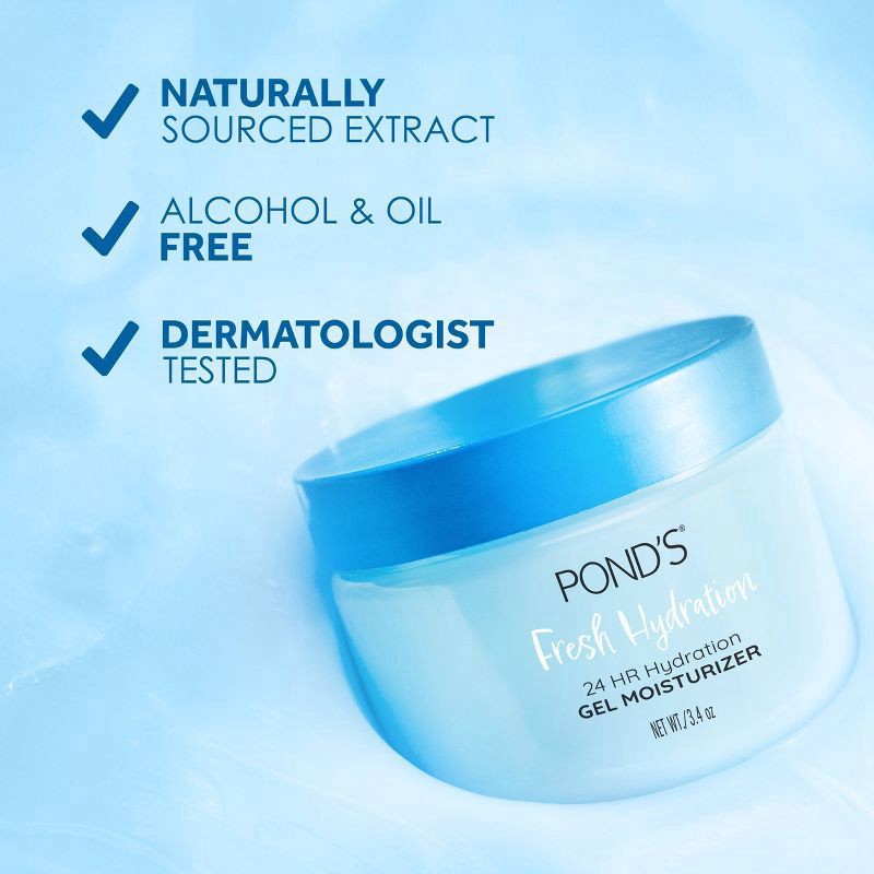 slide 6 of 7, POND's Gel HYDRA Active Face Moisturizer - 3.88oz, 3.88 oz