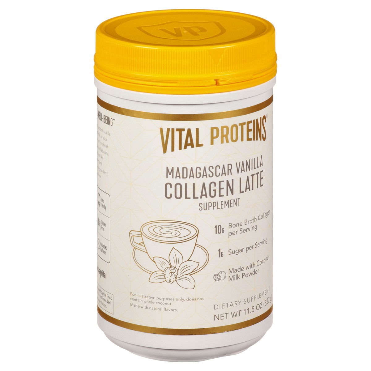 slide 5 of 10, Vital Proteins Vanilla Collagen Latte, 11.5 oz