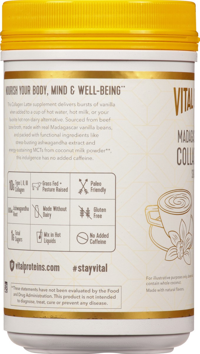 slide 7 of 10, Vital Proteins Vanilla Collagen Latte, 11.5 oz