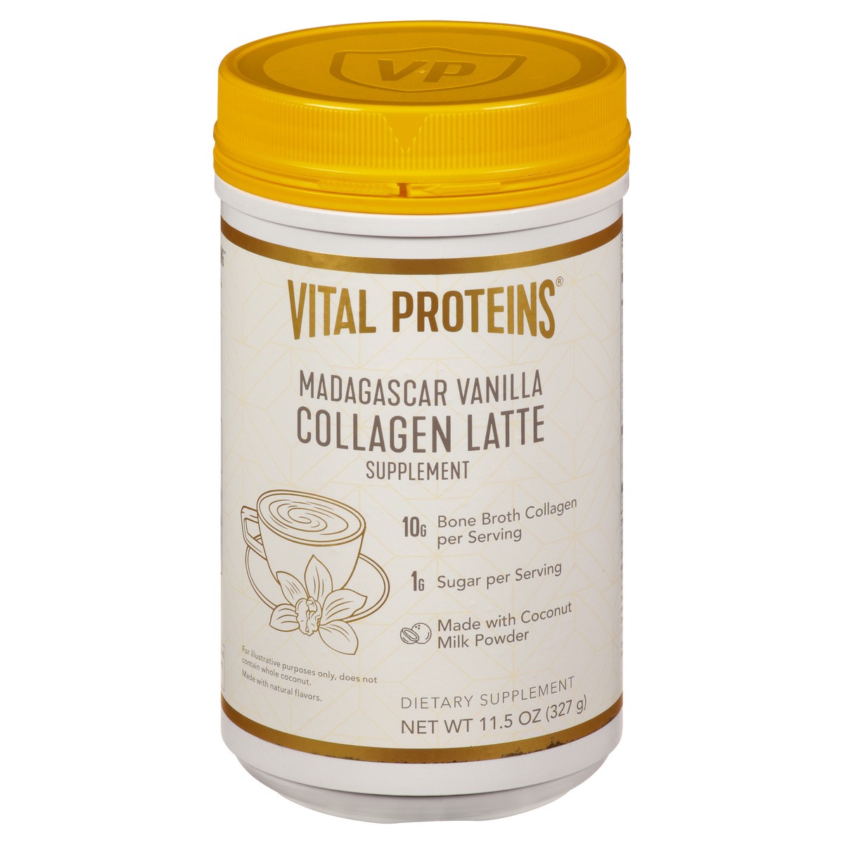 slide 10 of 10, Vital Proteins Vanilla Collagen Latte, 11.5 oz