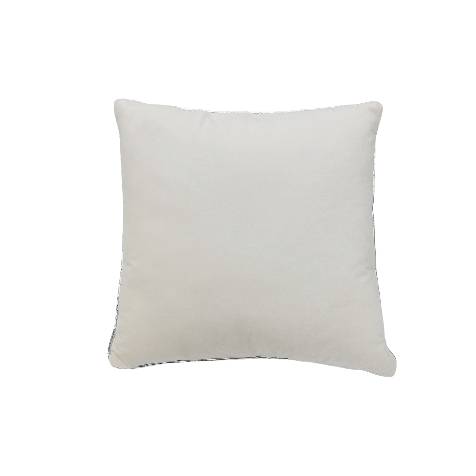 slide 2 of 2, 16" White & Silver Glitter Snowflake Throw Pillow By Ashland, 16 in x 16 in x 6 in