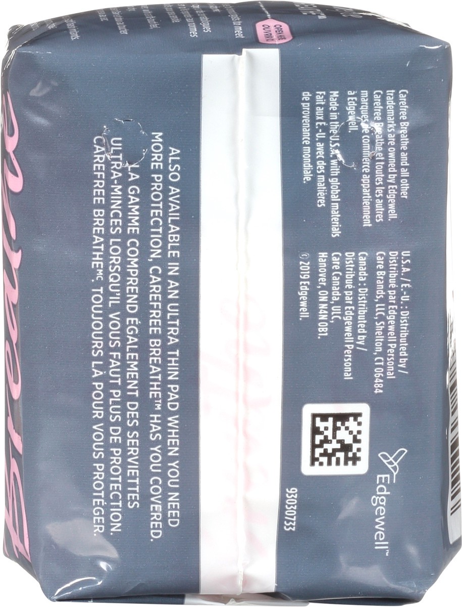 slide 8 of 9, Carefree Breathe Panty Liners, Individually Wrapped, 16 Count, 16 ct