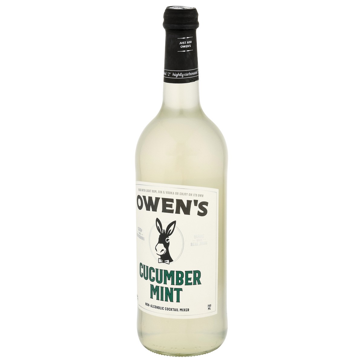 slide 7 of 9, Owen's Non-Alcoholic Cucumber Mint Cocktail Mixer- 750 ml, 750 ml