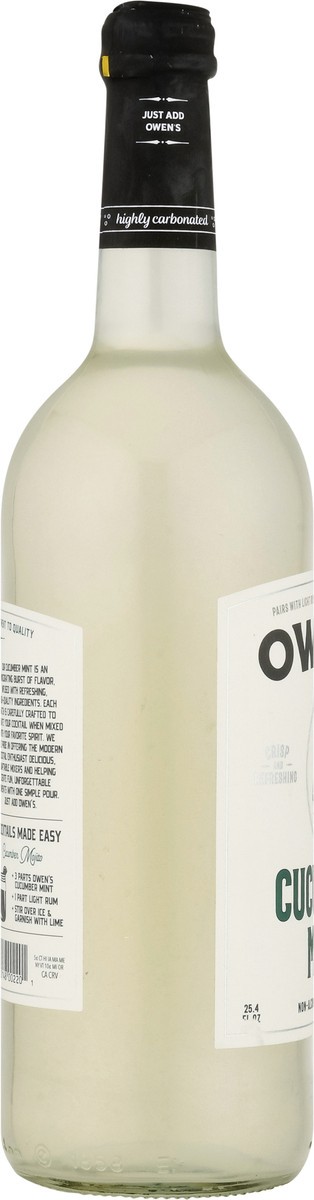 slide 8 of 9, Owen's Non-Alcoholic Cucumber Mint Cocktail Mixer- 750 ml, 750 ml