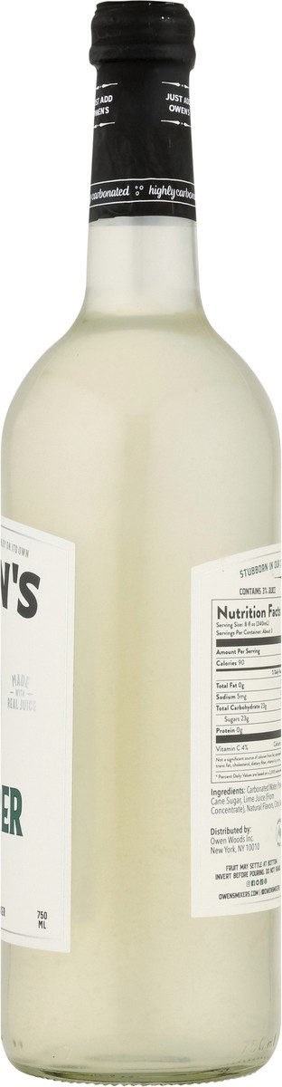 slide 5 of 9, Owen's Non-Alcoholic Cucumber Mint Cocktail Mixer- 750 ml, 750 ml