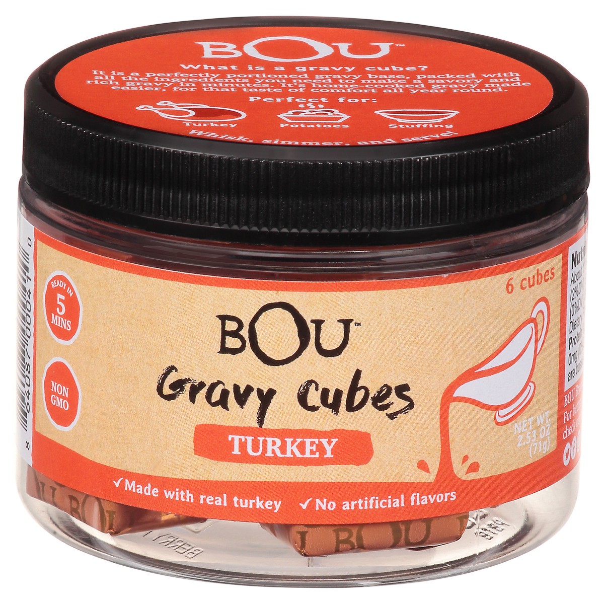 slide 2 of 12, BOU Turkey Gravy Cubes 6 ea, 6 ct