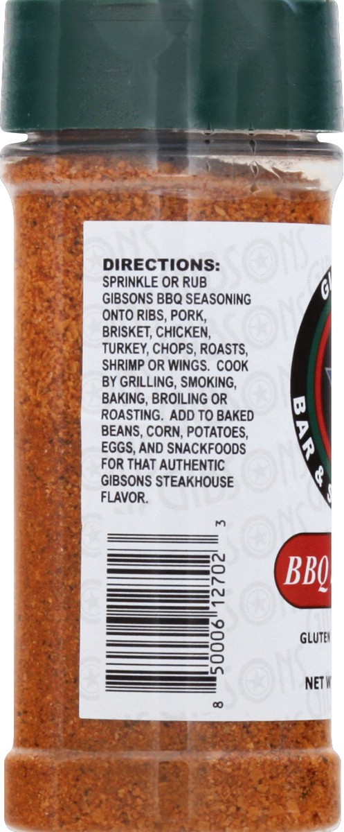 slide 6 of 10, Gibsons Bar & Steakhouse BBQ Seasoning 6 oz, 6 oz