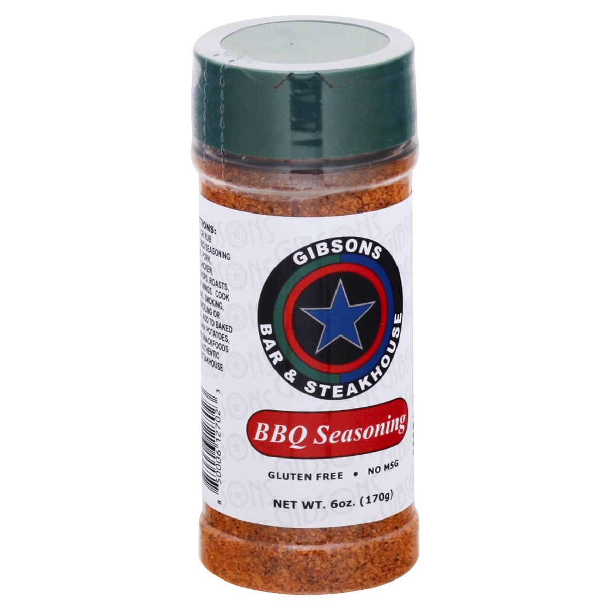 slide 9 of 10, Gibsons Bar & Steakhouse BBQ Seasoning 6 oz, 6 oz