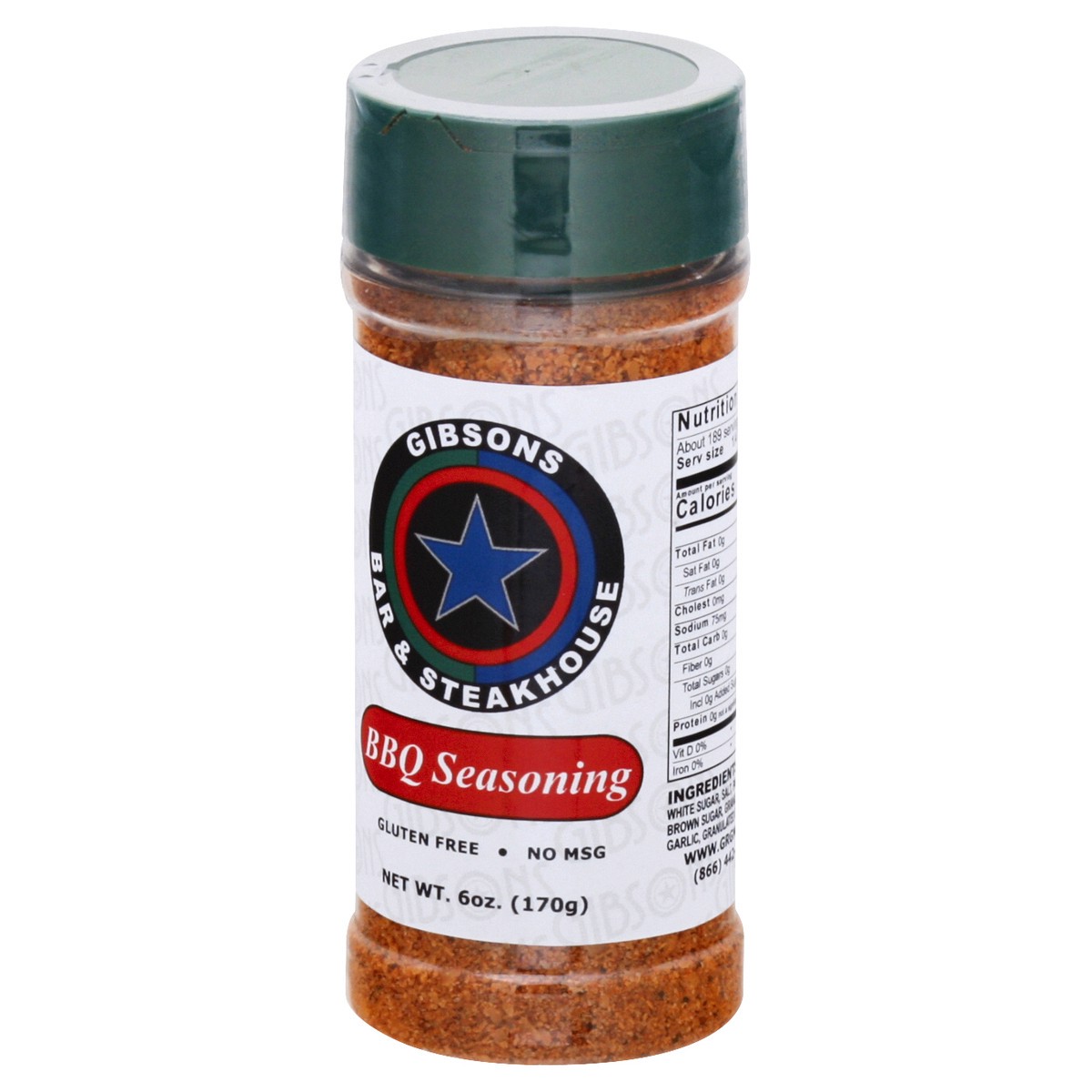 slide 2 of 10, Gibsons Bar & Steakhouse BBQ Seasoning 6 oz, 6 oz