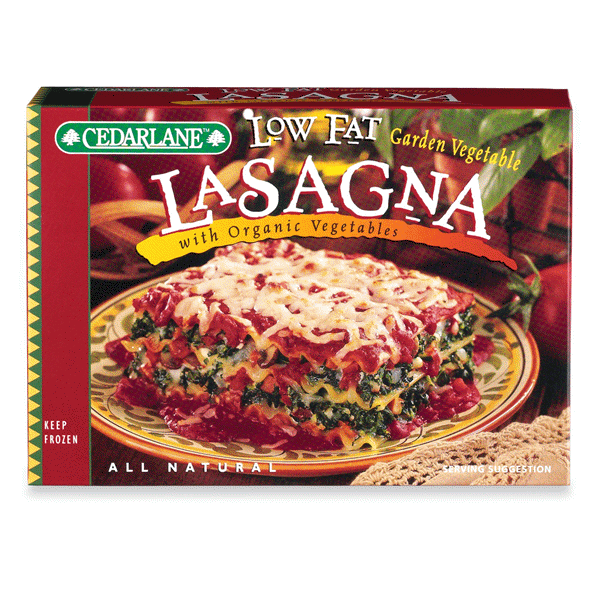 slide 1 of 6, Cedarlane Low Fat Garden Vegetable Lasagna, 10 oz