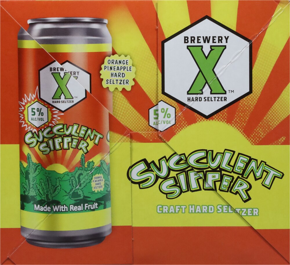 slide 3 of 5, Brewery X Succulent Sipper Craft Hard Seltzers, 12 ct; 12 fl oz