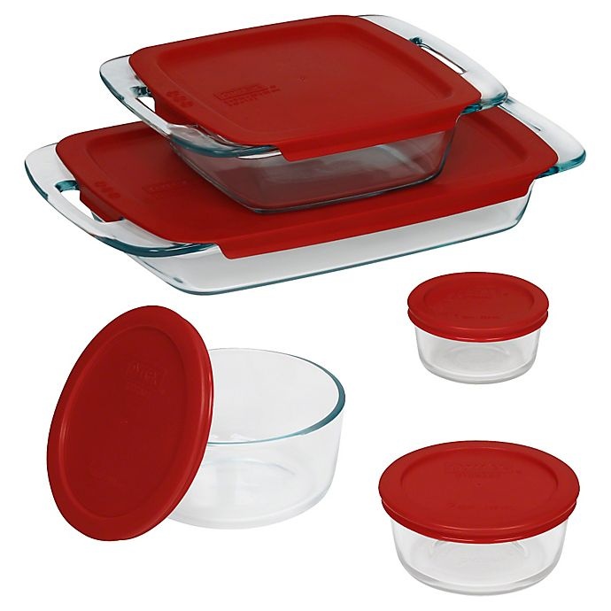 slide 1 of 1, Pyrex Glass Bake and Store Set, 10 ct