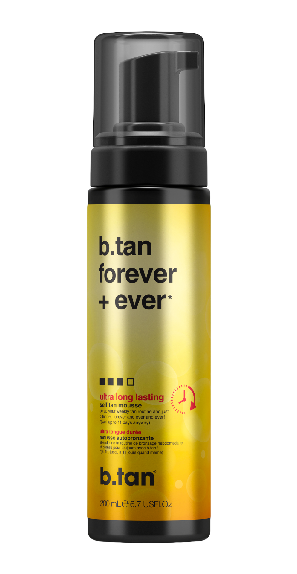 slide 1 of 1, b.tan Forever + Ever Self Tan Mousse, 6.7 fl oz