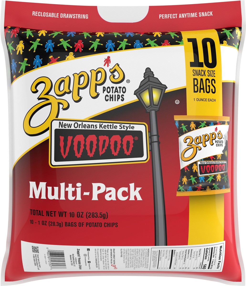 slide 4 of 12, Zapp's Zapps New Orleans Style Voodoo Kettle Chip, 10 ct; 1 oz