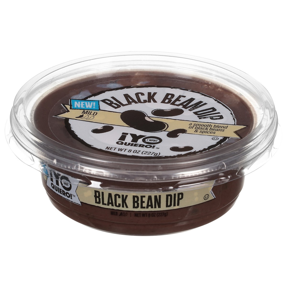 slide 2 of 4, Yo Querio Black Bean Dip, 8 oz