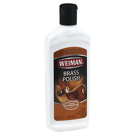 slide 1 of 1, Weiman Brass Polish, 8 oz