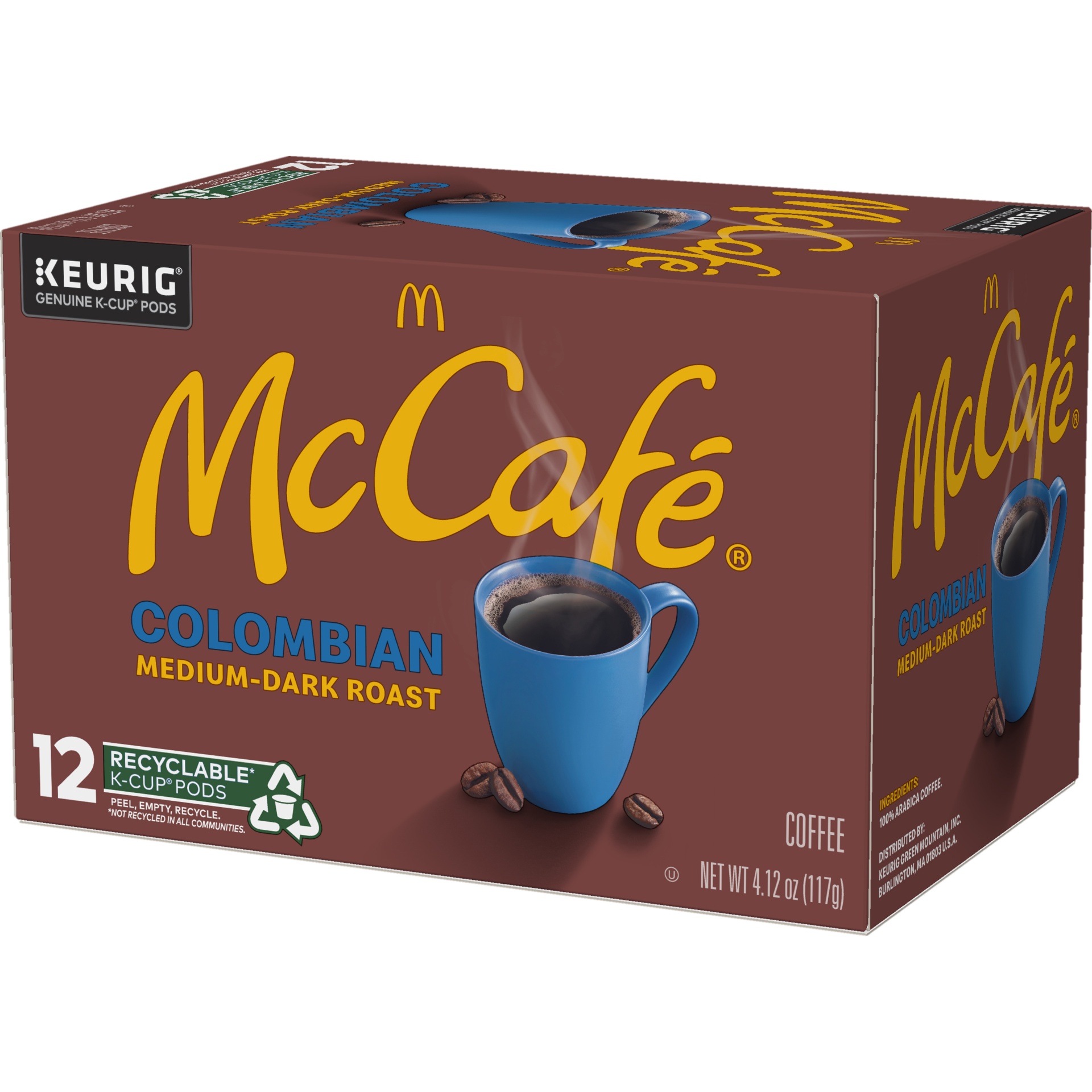 slide 4 of 5, McCafé Colombian Coffee K-Cup Pods, 12 ct