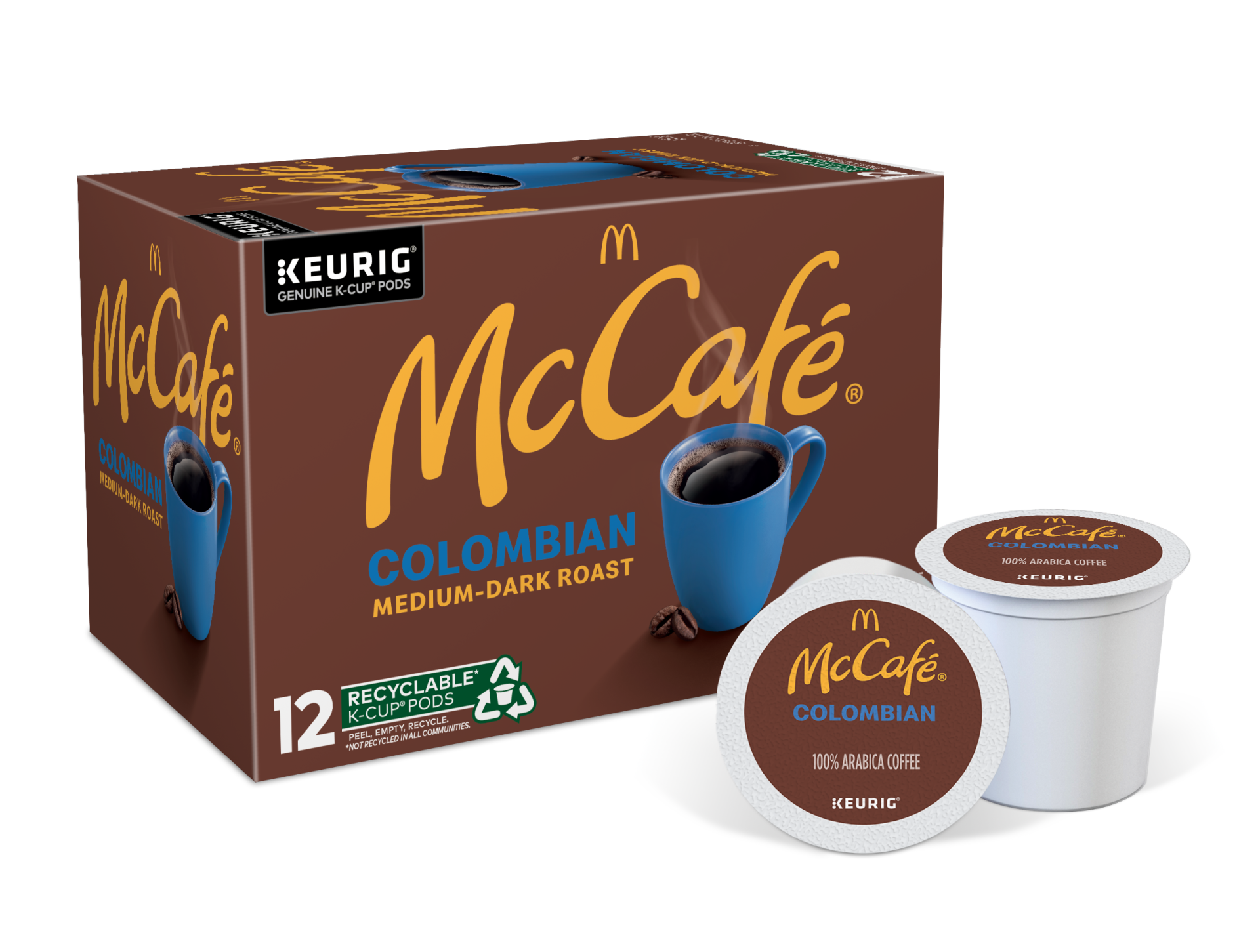 slide 1 of 5, McCafé Colombian Coffee K-Cup Pods, 12 ct