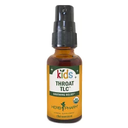 Herb Pharm Kids Throat TLC Alcohol-Free Spray Organic Herbal Supplement