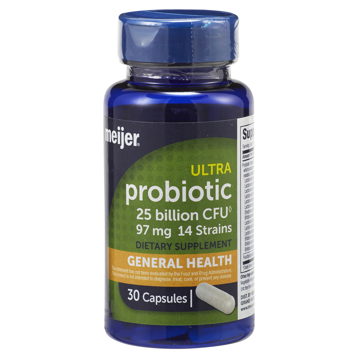 slide 18 of 29, MEIJER WELLNESS Meijer Ultra Probiotic 25 Billion CFU, 30 ct