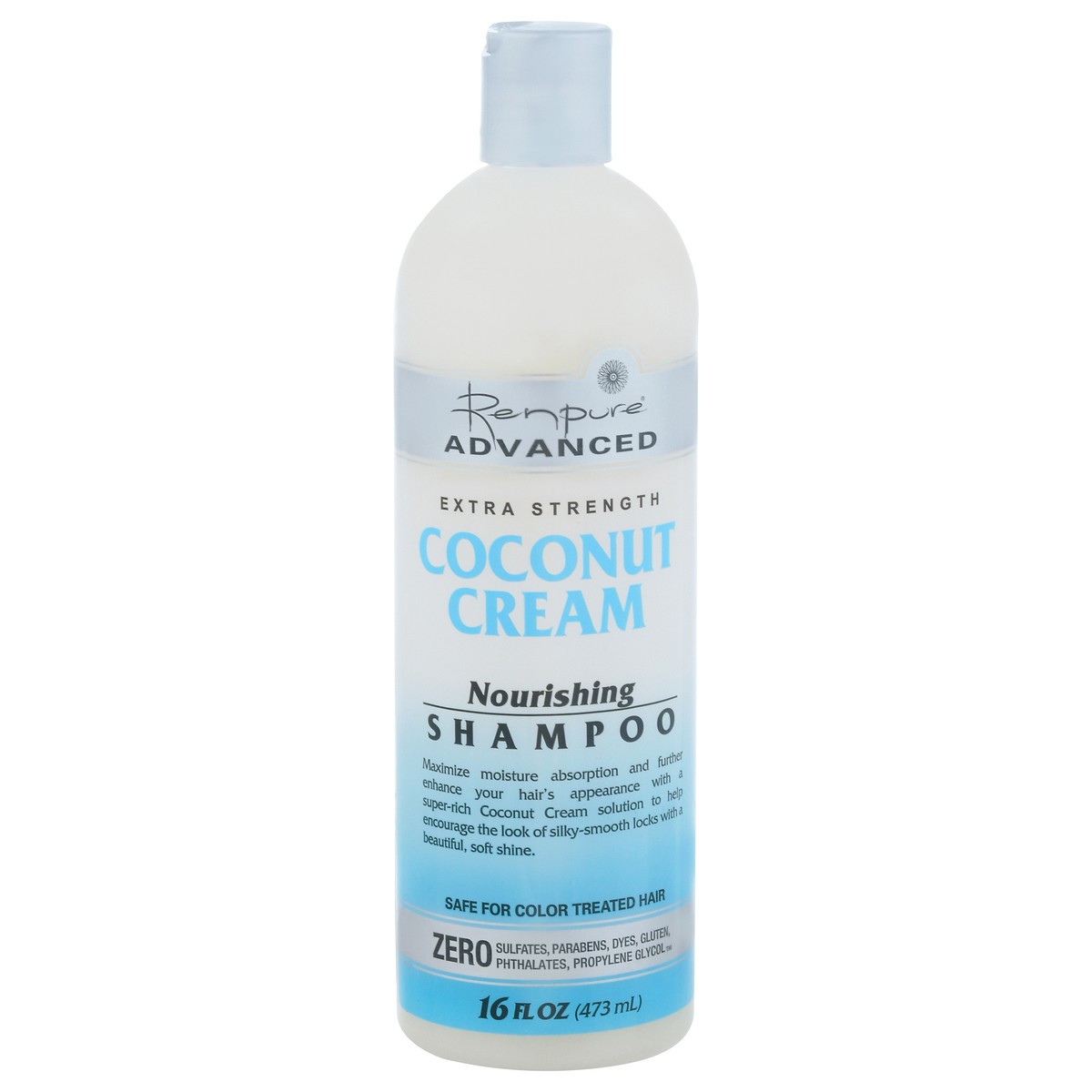 slide 8 of 12, Renpure Advanced Extra Strength Coconut Cream Nourishing Shampoo 16 fl oz, 16 fl oz