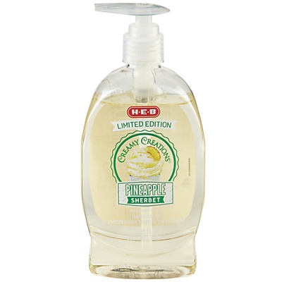 slide 1 of 1, H-E-B Limited Edition Pineapple Sherbet Liquid Hand Soap, 11.2 oz