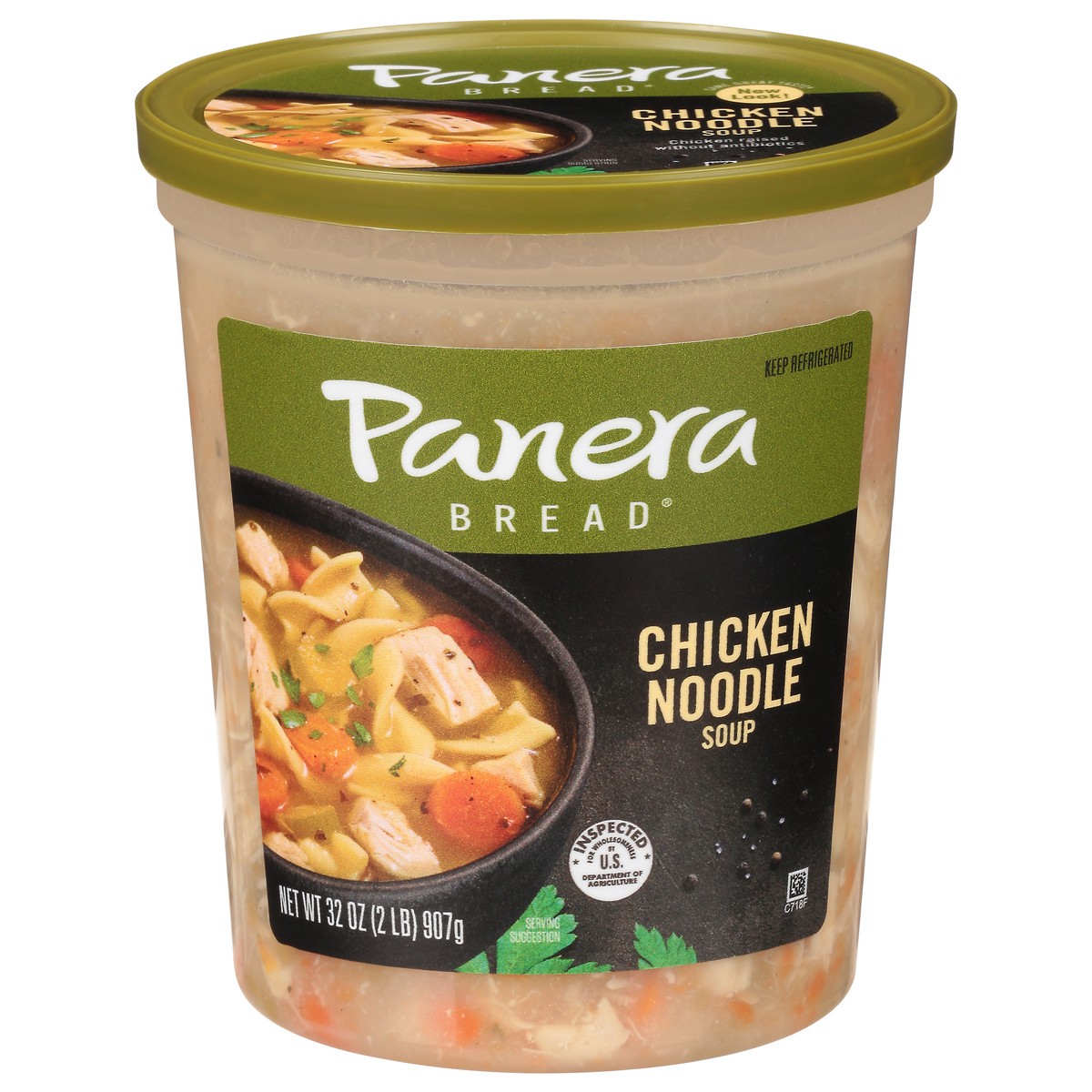 slide 13 of 14, Panera Bread Chicken Noodle Soup, 32 OZ Soup Cup, 32 oz