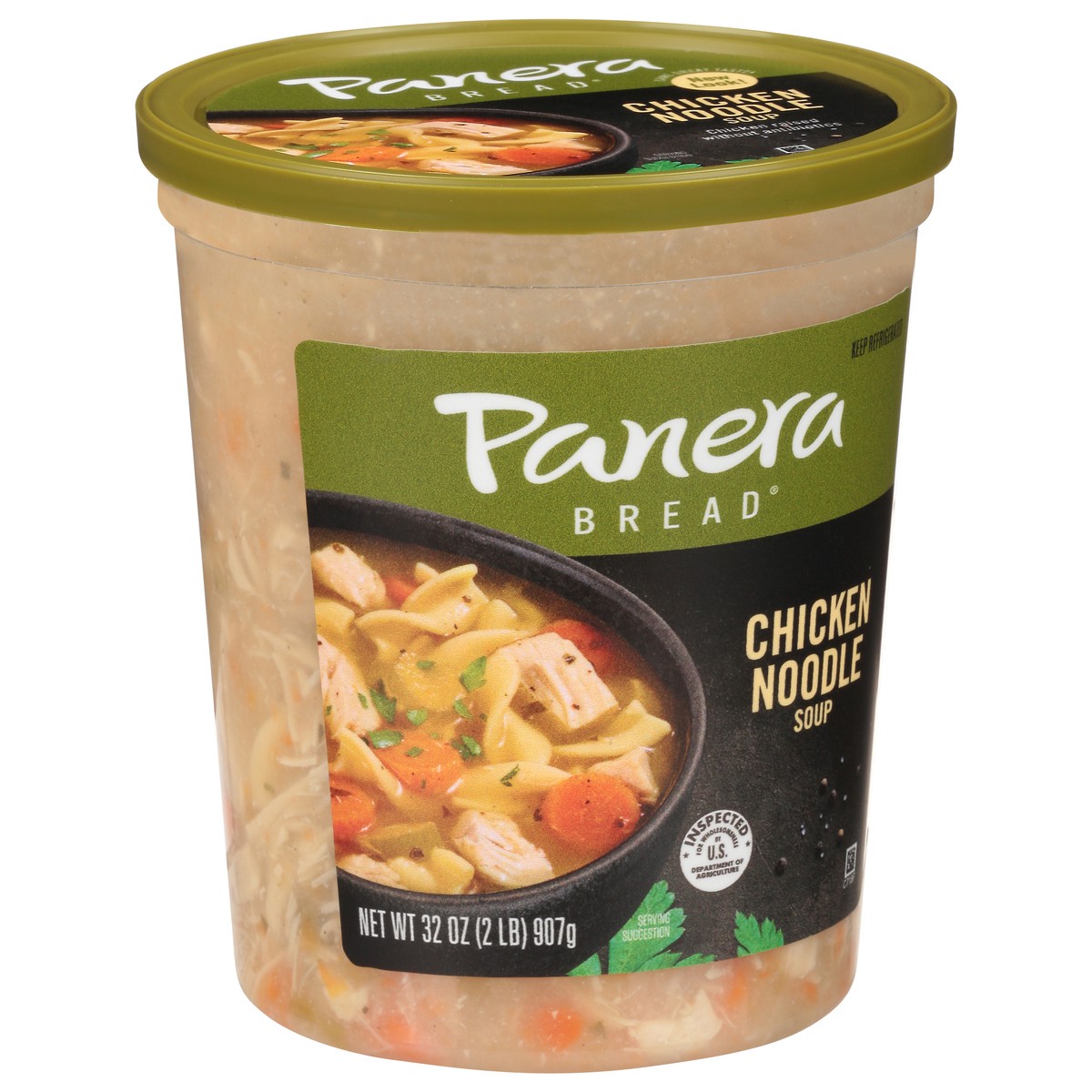 slide 9 of 14, Panera Bread Chicken Noodle Soup, 32 OZ Soup Cup, 32 oz