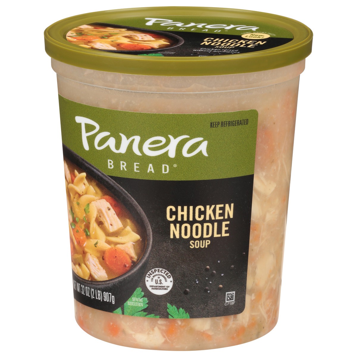 slide 3 of 14, Panera Bread Chicken Noodle Soup, 32 OZ Soup Cup, 32 oz