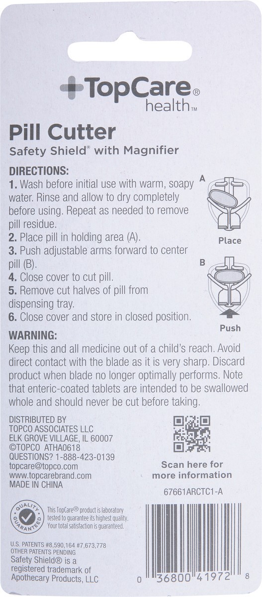 slide 8 of 14, TopCare Health Pill Cutter 1 ea, 1 ct