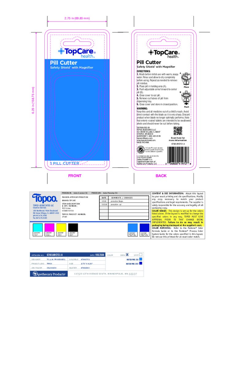 slide 12 of 14, TopCare Health Pill Cutter 1 ea, 1 ct