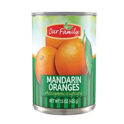 Our Family Mandarin Oranges In Light Syrup