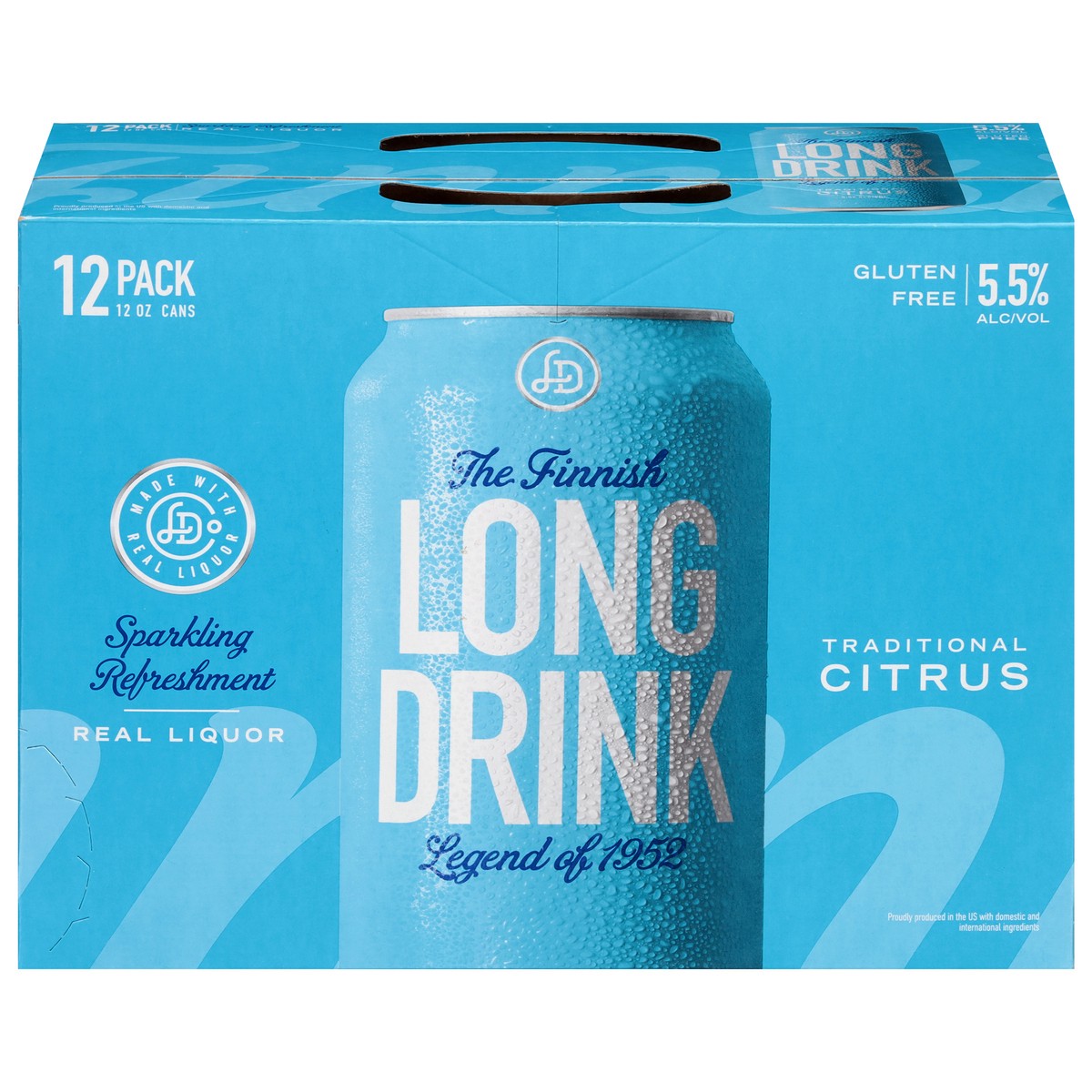slide 1 of 13, The Finnish Long Drink Gluten Free Traditional Citrus Gin, 12 Pack 12 fl oz Cans, 12 ct; 12 oz