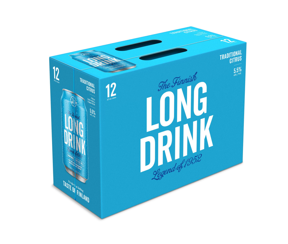 slide 1 of 1, The Finnish Long Drink Traditional Citrus Gin 12 - 12 fl oz Cans, 12 ct; 12 oz
