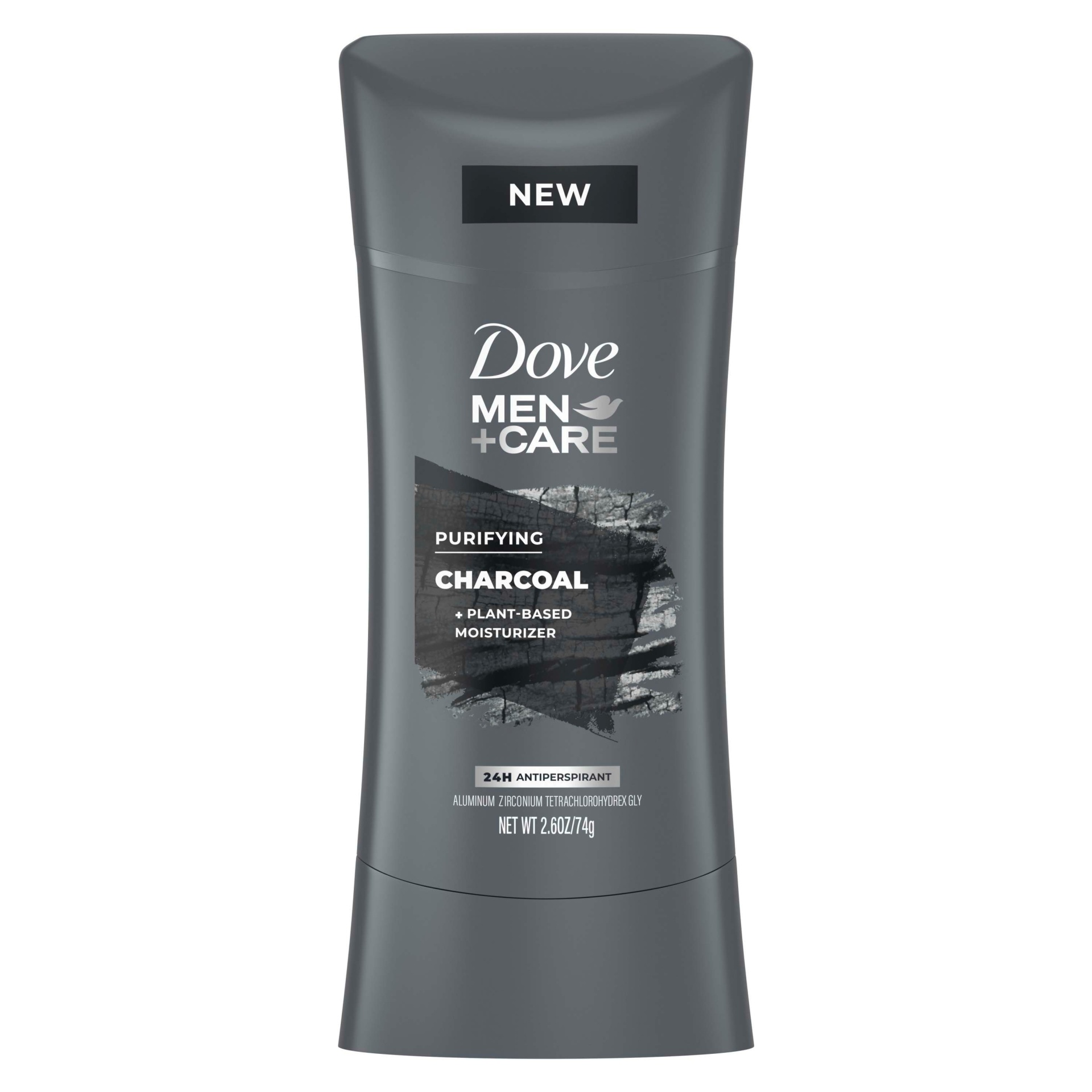 slide 1 of 1, Dove Men+Care Charcoal Antiperspirant Deodorant, 2.6 oz