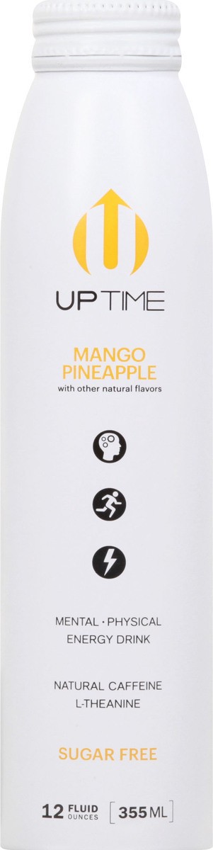 slide 6 of 9, UPTIME Mango Pineapple, 12 fl oz